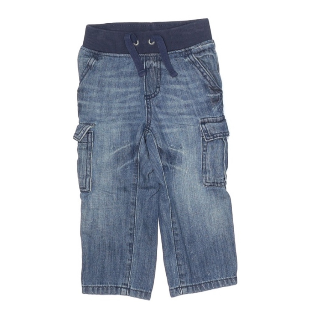 Gymboree | Boys Cargo Denim Jeans 18-24 Months - Picture 4 of 5